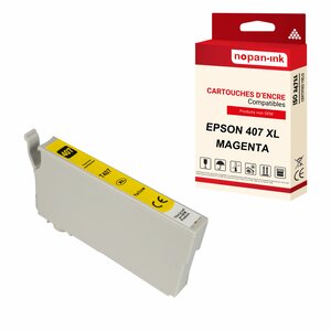 Nopan-ink - x1 cartouche epson 407 xl 407xl yellow compatible