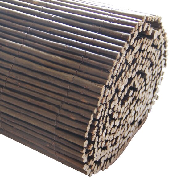 Canisse 1.5x5 m  marron osier pour clôtures et pergolas