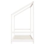 vidaXL Cadre de lit pour enfant blanc 80x160 cm bois de pin massif