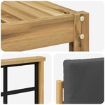 vidaXL Ensemble de canapés d'extérieur 6 Pièces