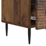vidaXL Meuble TV Bois ancien 147 x 34 5 x 30 cm Bois d'ingénierie