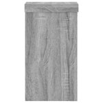 vidaXL Supports pour plantes 2 Pièces sonoma gris bois d'ingénierie