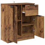 vidaXL Buffet Bois ancien 60 x 30 x 70 cm Bois d'ingénierie