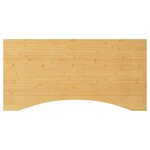 vidaXL Dessus de bureau 100x50x1 5 cm bambou