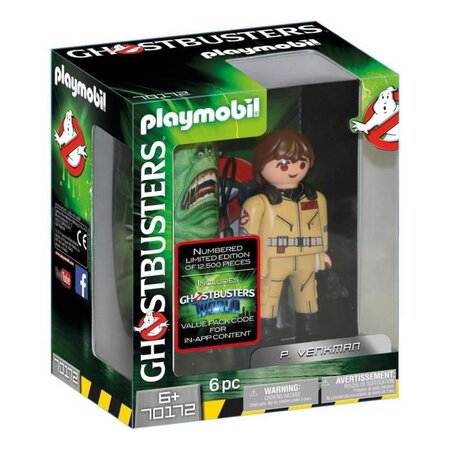 Playmobil 70172 - ghostbusters - edition collector p. Venkman