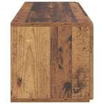 vidaXL Meuble TV mural 78 5 x 31 x 30 cm Bois ancien Bois d'ingénierie