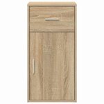 vidaXL Buffet Chêne sonoma 38 x 34 5 x 75 cm Bois d'ingénierie