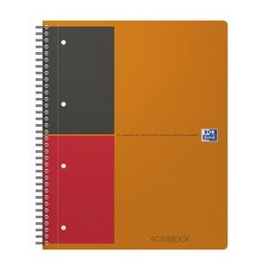 Cahier ACTIVEBOOK Ligné A4+ 160p 90g Polypro OXFORD