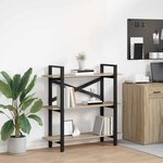 vidaXL Étagère Chêne Sonoma 100 x 33 5 x 102 cm Bois d'ingénierie
