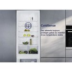 Electrolux ktb2de16s - réfrigérateur congélateur haut encastrable - 259l (209l+50l) - froid brassé - l55 x h164cm - blanc