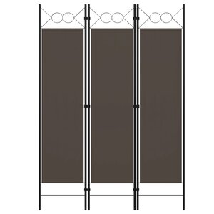 vidaXL Cloison de séparation 3 panneaux Anthracite 120x180 cm