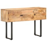 vidaXL Buffet 116x35x75 cm Bois de manguier massif