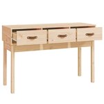 vidaXL Table console 114x40x75 cm Bois massif de pin
