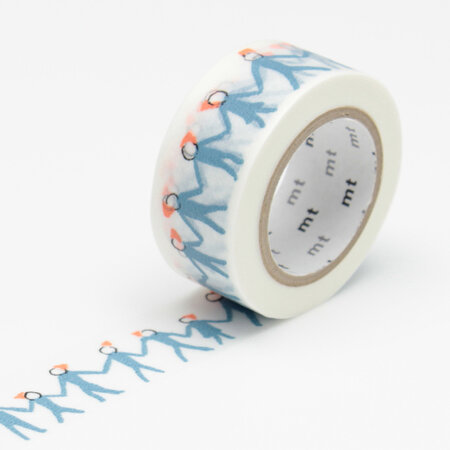 Masking Tape MT Mina farandole neighbor blue