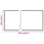 vidaXL Housse de protection plantes avec œillets 2x6 m polyéthylène