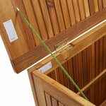 vidaXL Boîte de rangement de jardin 60x50x58 cm Bois d'acacia solide