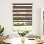 vidaXL Store zèbre marron 90x100 cm largeur du tissu 85 9 cm polyester