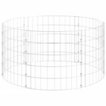 vidaXL Composteur de jardin Ø100x50 cm Acier galvanisé
