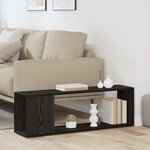 vidaXL Centre de divertissement Noir 100 x 24 x 32 cm