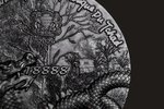SCALED DRAGON 9 Dragons Series Winter Version 5 Once Argent Coin 18888 Francs Chad 2024