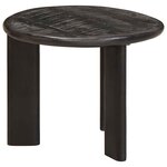 vidaXL Tables basses gigognes 2 Pièces Blanc Bois de mangue massif