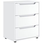 vidaXL Buffet VISNES blanc 60x40x73 cm bois d'ingénierie