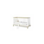 Ensemble Economique Light large 2 pièces  lit de bébé évolutif commode à langer large