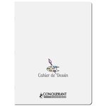 Cahier POLYPRO 24 x 32 cm 48 pages 120g Uni Dessin CONQUÉRANT