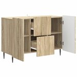 vidaXL Buffet Chêne Sonoma 89 x 34 5 x 62 cm Bois d'ingénierie