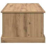 vidaXL Table basse Chêne artisanal 90 x 50 x 35 cm Bois d'ingénierie