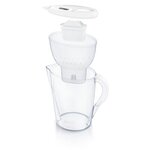 Carafe filtrante Marella XL blanche BRITA - 1 filtre MAXTRA+ inclus