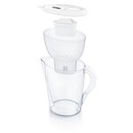 Carafe filtrante Marella XL blanche BRITA - 1 filtre MAXTRA+ inclus