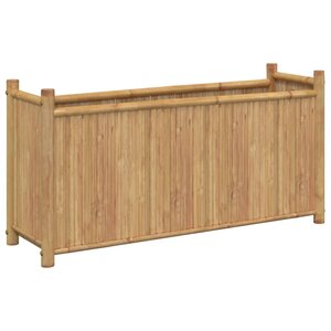 vidaXL Jardinière 100x30x50 cm bambou