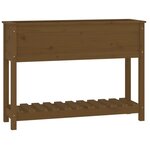 vidaXL Jardinière et étagère Marron miel 111 5x34 5x81 cm Bois de pin