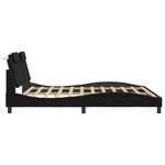vidaXL Cadre de lit sans matelas noir 180x200 cm similicuir