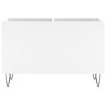 vidaXL Armoire à disques blanc 74 5x38x48 cm bois d'ingénierie