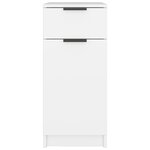 vidaXL Armoire de bureau Blanc 33 5x50x75 cm Bois d'ingénierie