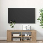 vidaXL Meuble TV mural Montage mural chêne artisanal 102 x 35 x 35 cm