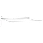 vidaXL Auvent rétractable automatique avec LED marron 450x300 cm