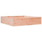 vidaXL Jardinière 100x100x23 cm bois massif de douglas