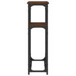 vidaXL Table console chêne marron 90x22 5x75 cm bois d'ingénierie