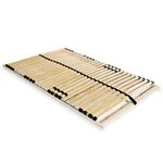 vidaXL Sommier à lattes avec 28 lattes 7 zones 100 x 200 cm