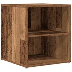 vidaXL Armoire d'angle vieux bois 160x40x45 cm bois d'ingénierie