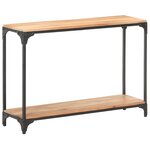 vidaXL Table console 110x30x75 cm Bois solide d'acacia