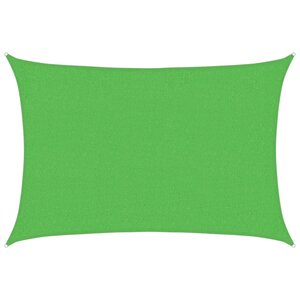 vidaXL Voile d'ombrage 160 g/m² Vert clair 2x2 5 m PEHD