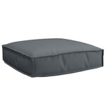vidaXL Coussin de palette pour siège anthracite 60x60x12 cm en tissu Oxford
