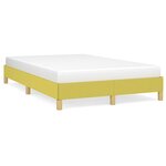 vidaXL Cadre de lit Vert 120 x 200 cm Tissu