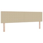 vidaXL Tête de lit LED avec tête de lit Vert gris 180 cm Polyester