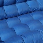 Set 2 coussins palette d'extérieur riou bleu polyester 120 x 80 x 15 cm