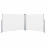 vidaXL Auvent latéral rétractable Crème 120 x 1000 cm